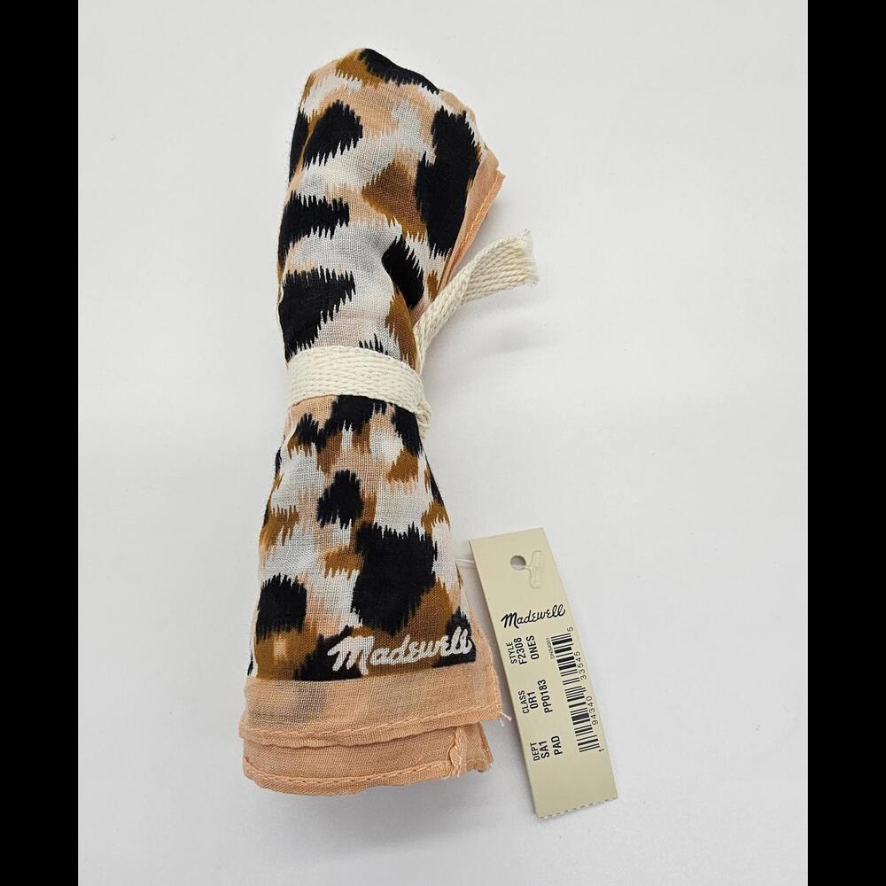 Madewell Women's Square Scarf 21" x 21" Multi-color Print